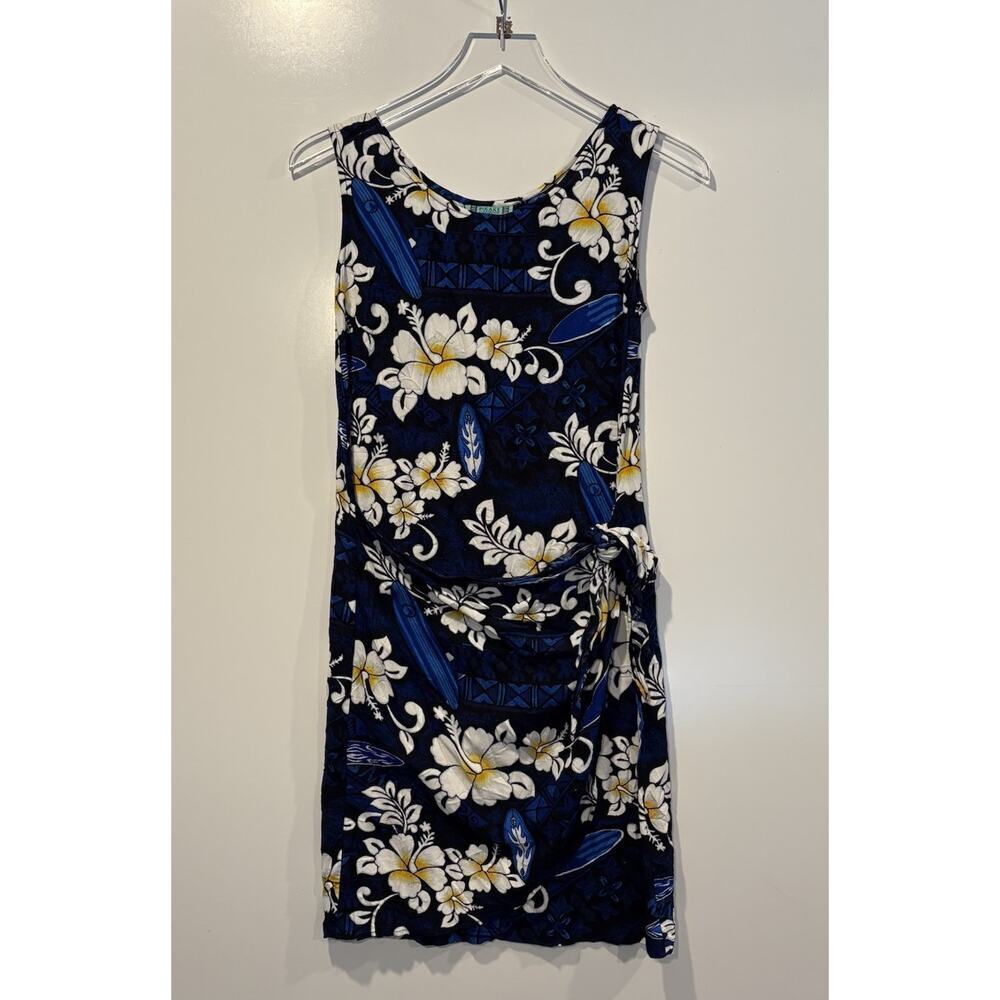 Vintage Pikake Plantation Hawaiian Clothing Co Faux Wrap Dress Women’s XS‎